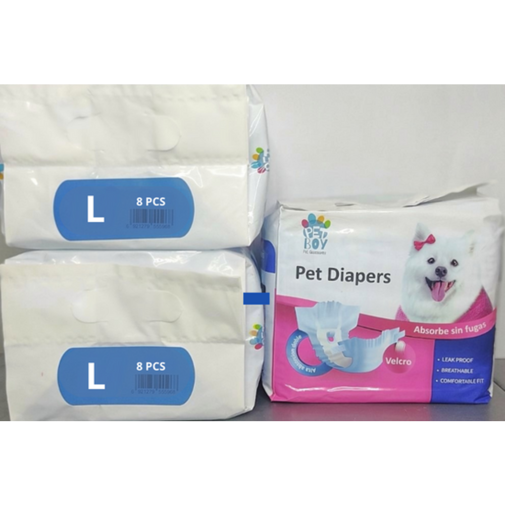 PAMPERS PET BOY LARGE 8/1 (35 - 45 cm)