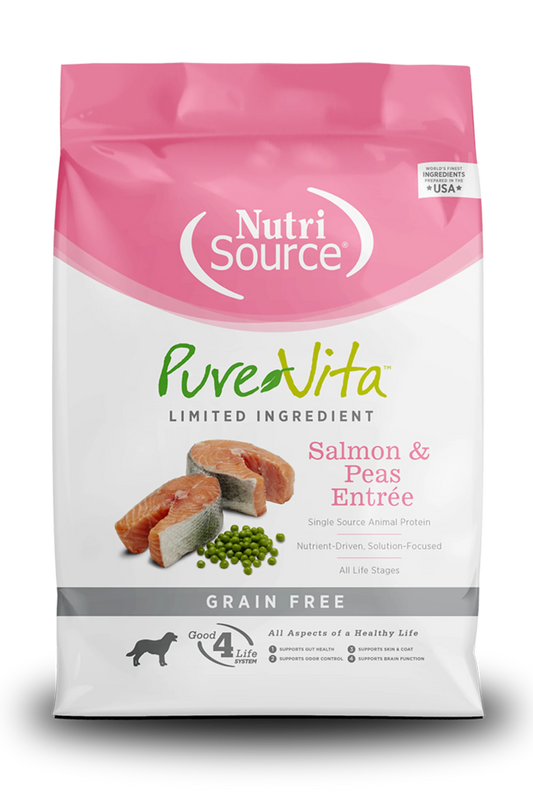 NutriSource PureVita Salmon & Peas Entrée | Grain Free