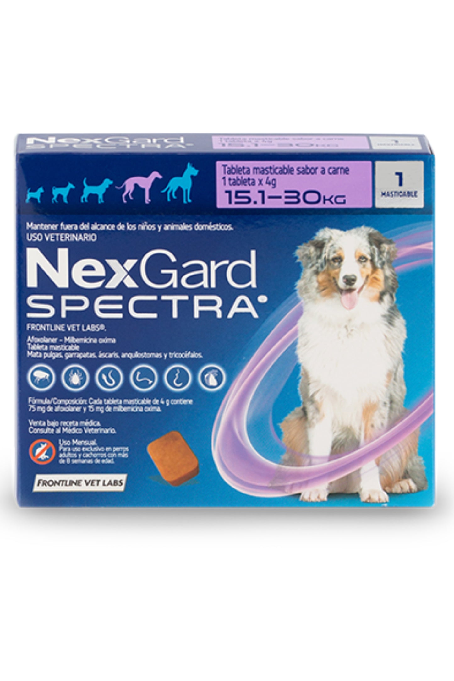 NexGard Spectra® | Anti pulgas, garrapatas y gusanos intestinales
