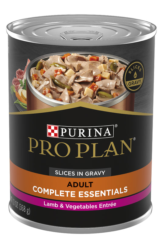 Purina© Pro Plan - Complete Essentials - Slices in Gravy Lamb & Vegetables Entreé | Adultos