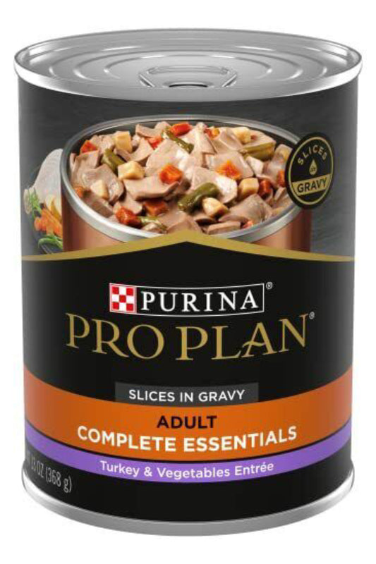 Purina© Pro Plan - Complete Essentials - Slices in Gravy Turkey & Vegetables Entreé | Adultos