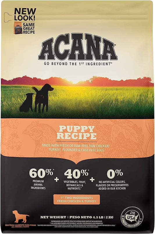 Acana Puppy Recipe 4.5lb/2kg
