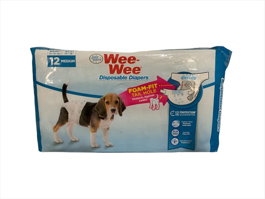 PAMPER WEE-WEE MEDIUM 12/1 ( 15'' - 18'' )