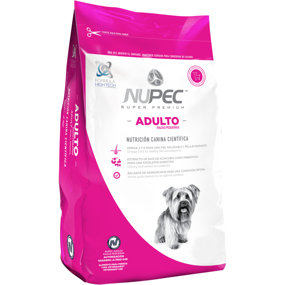 Nupec Adulto R/p Alimento Seco Para Perros De Raza Pequeña 2kg/4.4lb