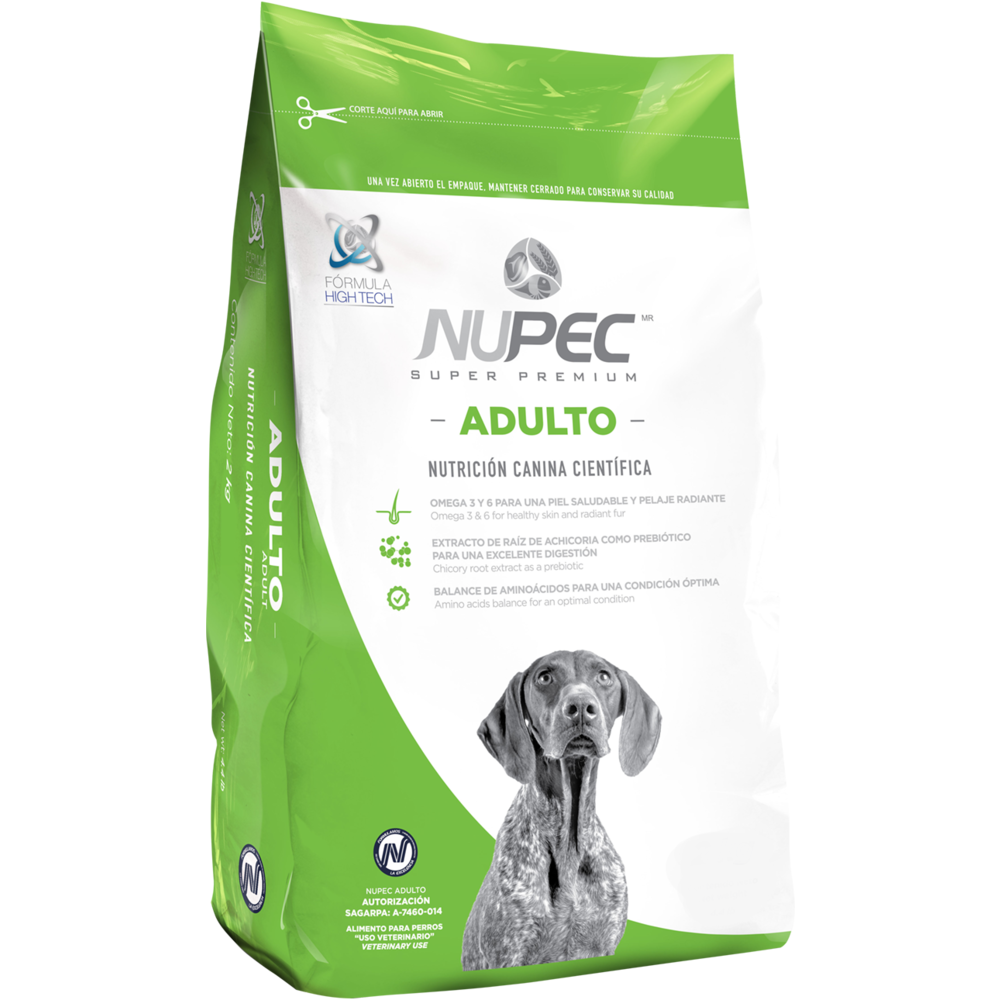 Nupec Adulto Alimento Seco Para Perros 2kg/4.4lb