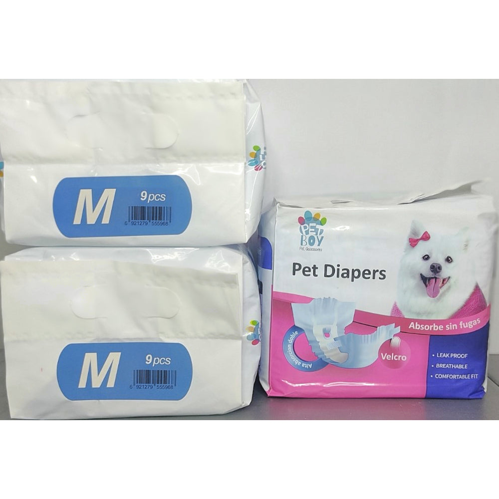 PAMPERS PET BOY MEDIUM 8/1  (30 - 40 cm)