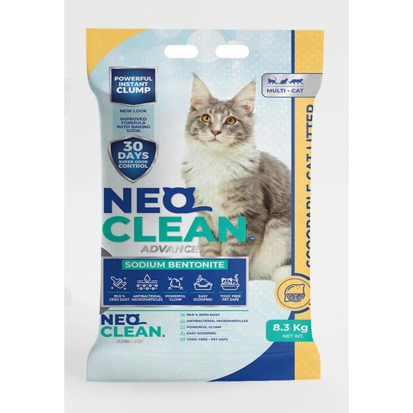 Arena Para Gatos Neoclean Advance Limón