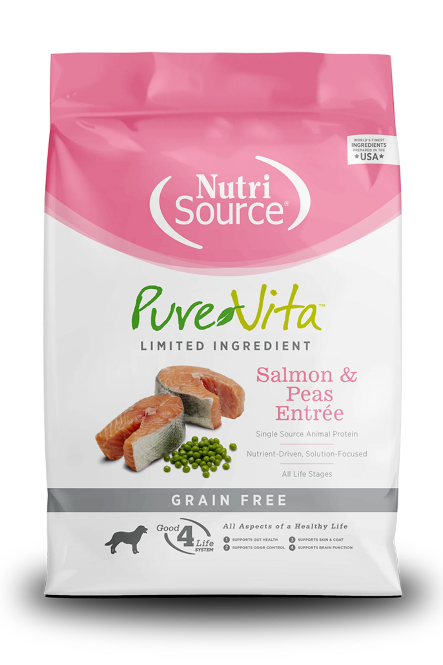 NutriSource PureVita Salmon & Peas Entrée | Grain Free