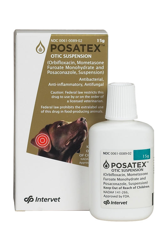 Posatex 1x8.8ml 520 - Gotas óticas en suspensión para perros.